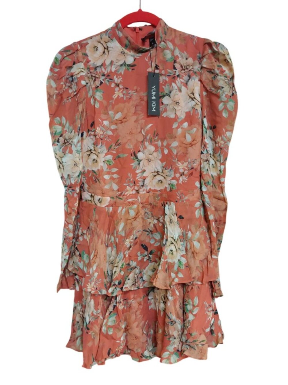 Yumi Kim Petra Dress in Sweet Blossom Brick Floral Print Size Small NWT